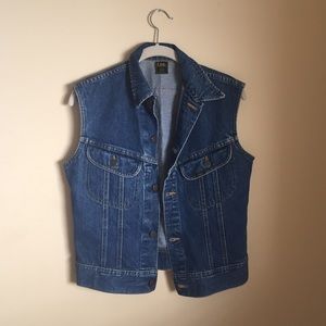 Vintage Lee Jean vest