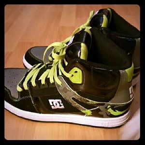 DC DC Inbound (Black/Camo Print) Men's Skate Shoe