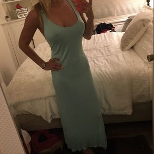 Cute sea foam green maxi dress