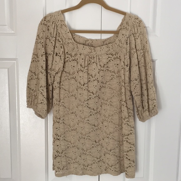 Lace Anthropologie Top