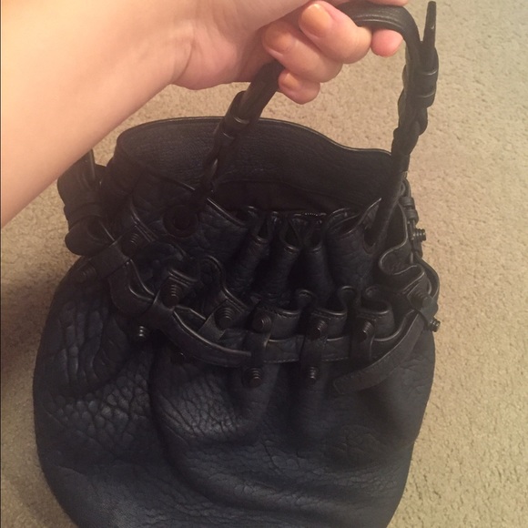 Alexandre Wang's navy buckle bag - Picture 3 of 4