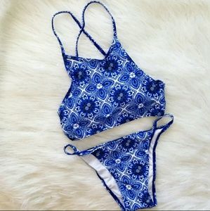 Two Piece High Neck Bikini