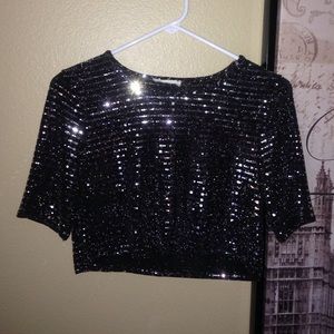 Sequence crop top