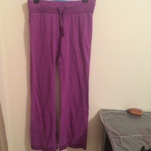 Purple party pants