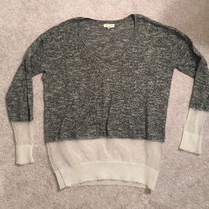 Sweater with cool see through mesh