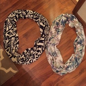 Two Infiniti scarves