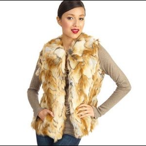Rachel Zoe Faux fur red fox vest Rachel Zoe Faux fur red fox vest