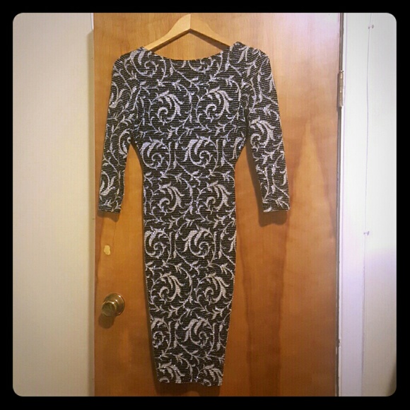 Black and silver party dress
