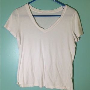 WHITE V NECK!!