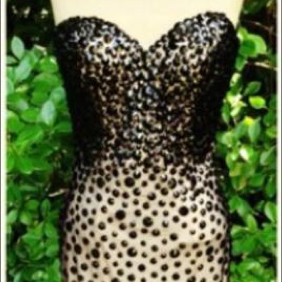 Long beaded Angela & Alison gown *only worn once*