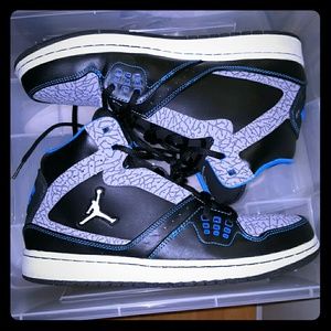 Nike Air Jordan 1 Flight Black/Blue/Grey