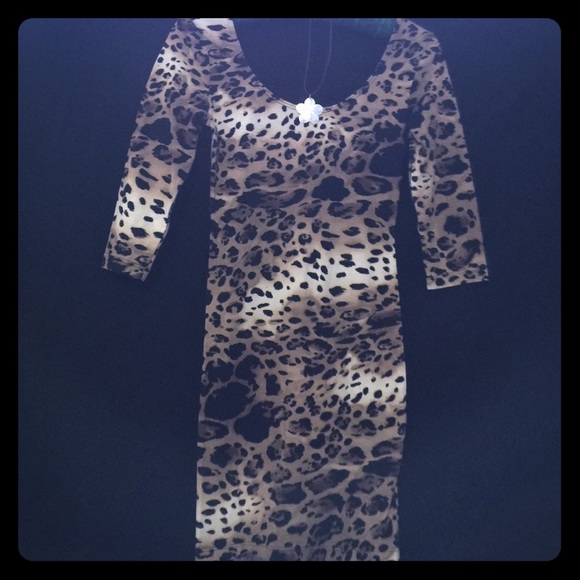 Petite mini stretch dress
