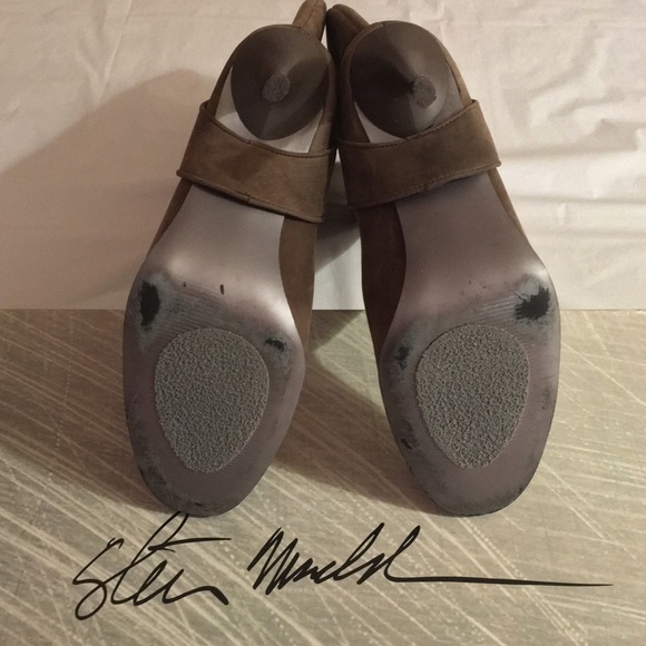 SALE😍 STEVE MADDEN Sydnie Brown Distressed Boots - Picture 4 of 4