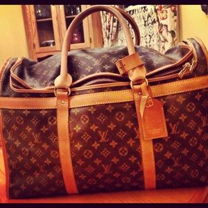 Louis Vuitton-Vintage Duffle Shoe, Weekend Duffle