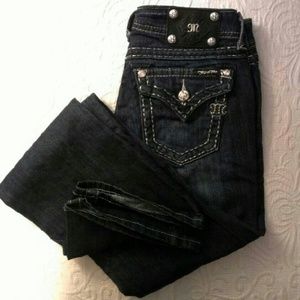 Miss Me Basic Stitch Boot Cut Jeans