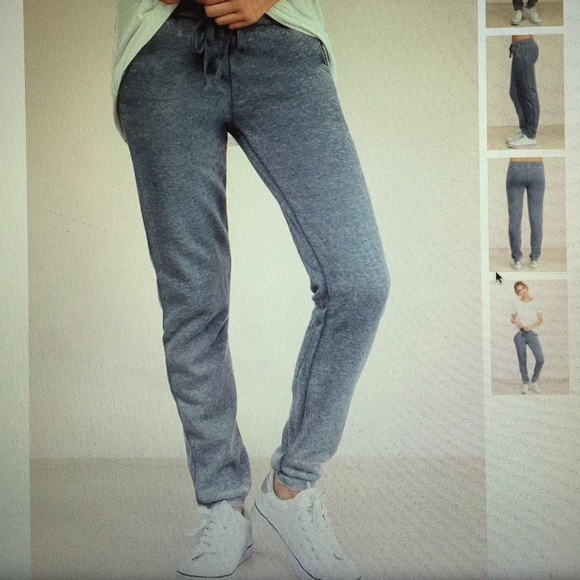 navy/grey sweat pants - Picture 2 of 4