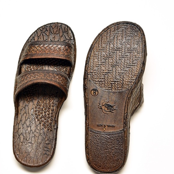 NEW Authentic Pali Hawaii Jesus Sandals Dark Brown - Picture 7 of 8