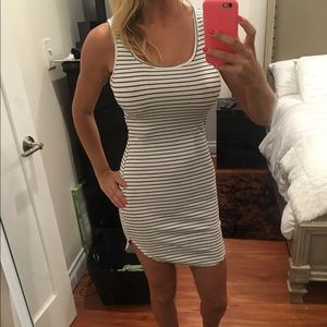 Never worn, stripped dress