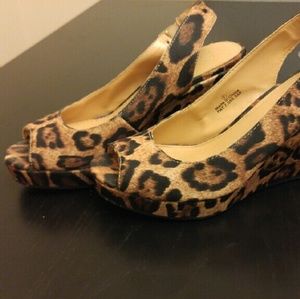 NEW YORK and COMPANY Leopard print SHOES