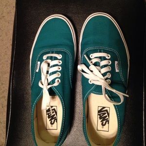 Turquoise vans