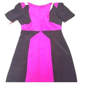 Geometric mini cocktail dress by Rebecca Minkoff