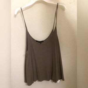 Forever 21 Olive Cropped Tank