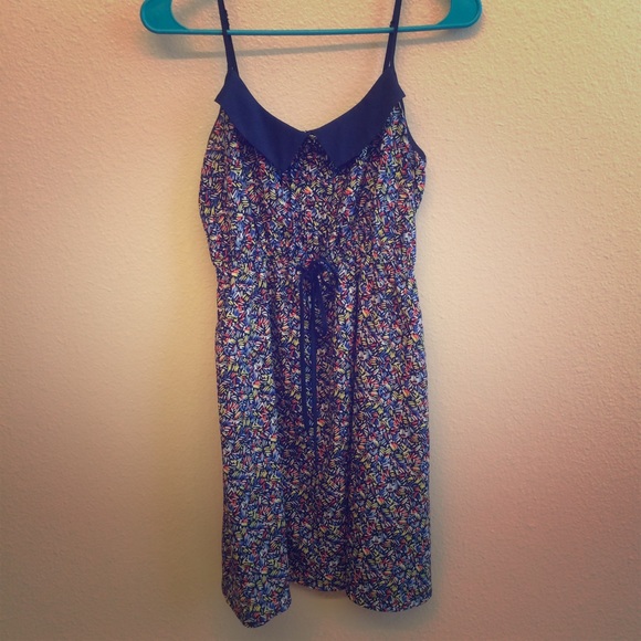 Cute Multi-color Sun Dress