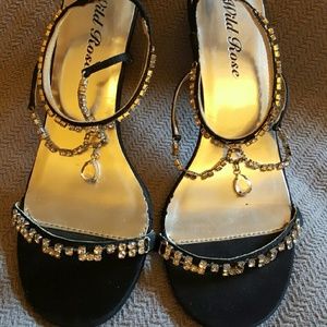 Black glamour heels