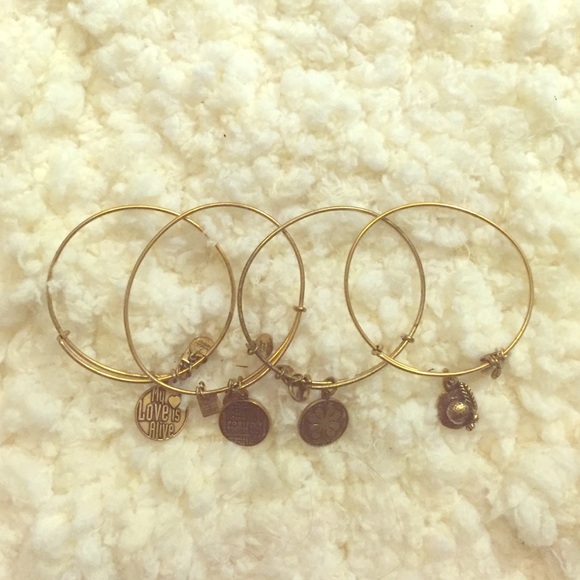 Alex and Ani gold bundle SOLD****