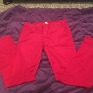 Red Skinny Jeans