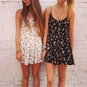 Brandy Melville Jada dress black floral