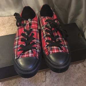 plaid converse