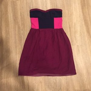 Sparkle & Fade color block dress