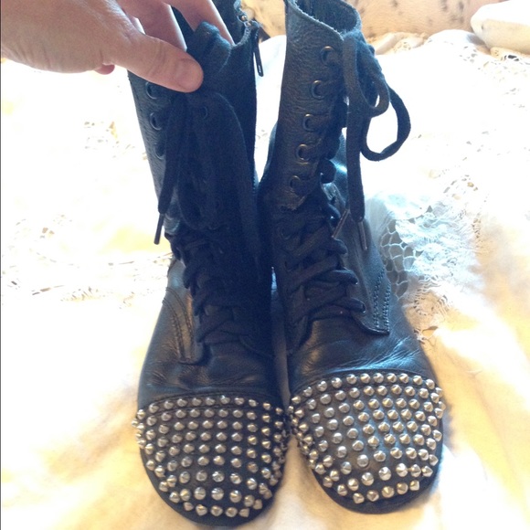 Steve Madden Studded Combat Boots