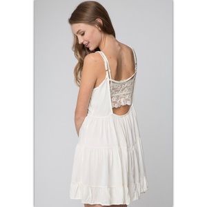 Brandy Melville white Jada dress