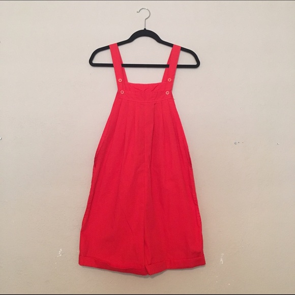 Vintage Red Romper