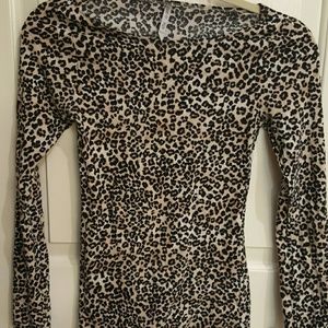 Cheetah print long sleeve