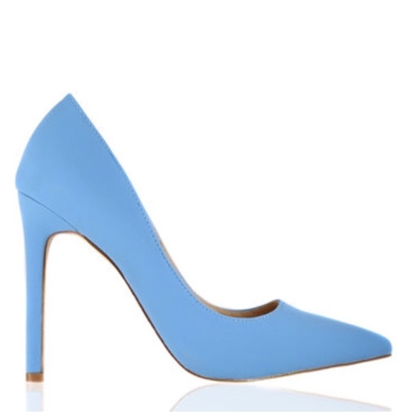 powder blue high heels