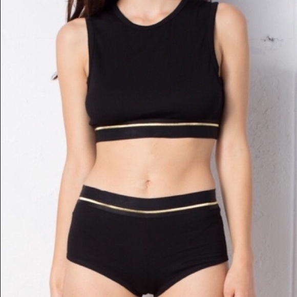 🔴BLACK & GOLD INTIMATE SET🔴 - Picture 2 of 4