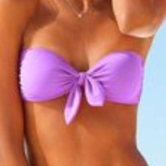 ROYAL BLUE Victoria secret bikini top strapless.