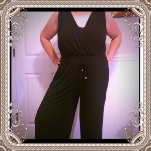 SEXY PLUS SIZE  BLACK JUMPSUIT!