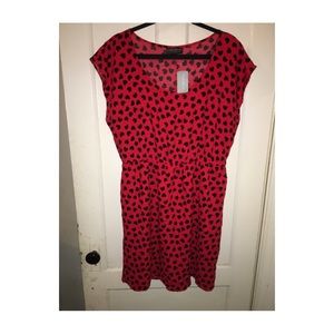 Heart Print Forever 21 Dress