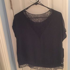 Zara black vneck