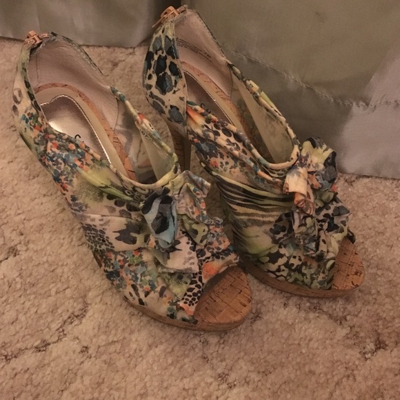 open toed heels