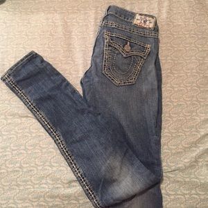 True Religion light wash jeans