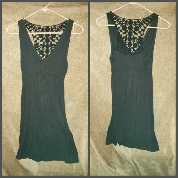 Summer Dress With Crochet Back