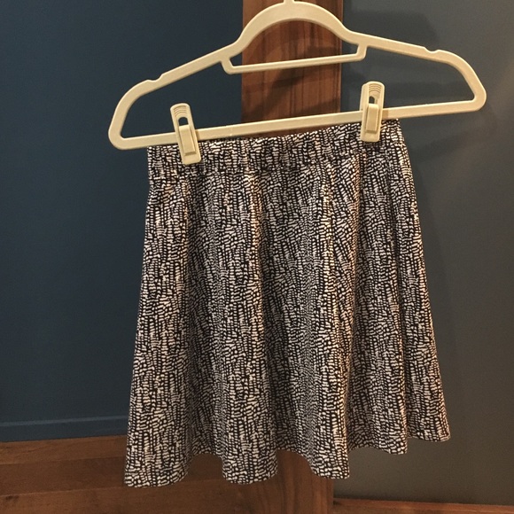 Black and white skirt