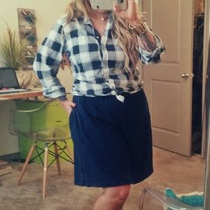 Plus size skort