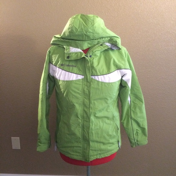 Green winter jacket
