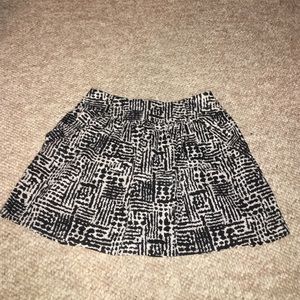 High rise skirt